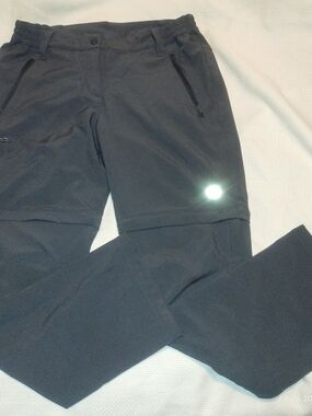 Outdoor Ventures Size 8 Gray Convertible Outdoor Pants